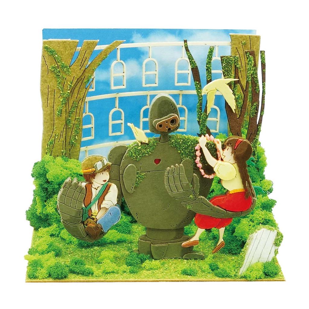 Sankei Studio Ghibli Mini Castle in the Sky Giant Tree Forest Paper Craft Laputa MP07-135