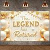 Pension Party Backdrop Elegant Joyful Retirement Backdrop Retirement Banner Sparkling Background For Happy Send-off Friends