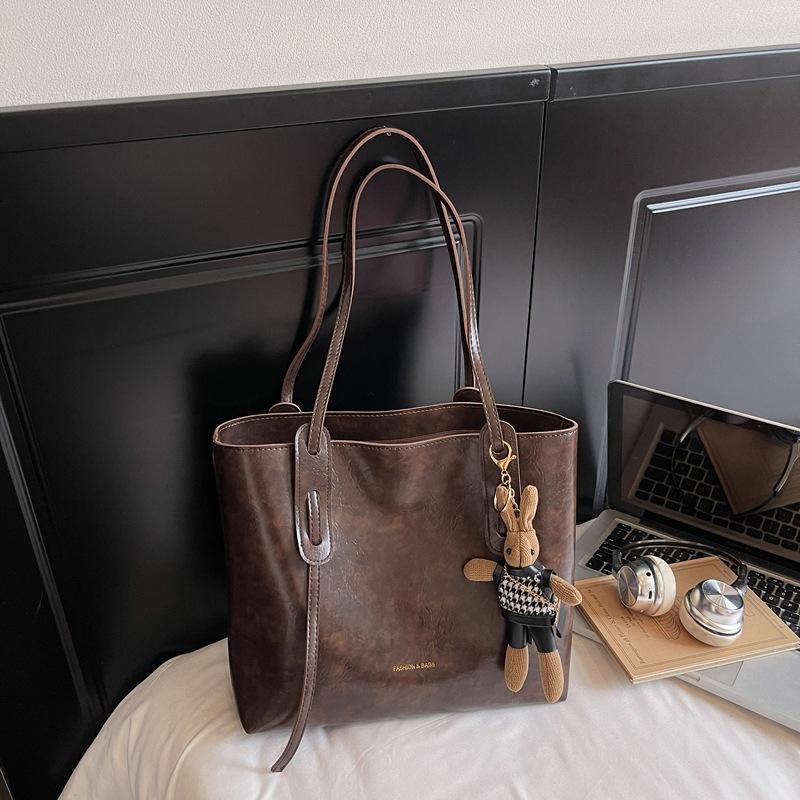 Large Capacity Retro Underarm Bag Women's New Trendy Fashion Shoulder Bag Casual Class Commuter Tote Bag