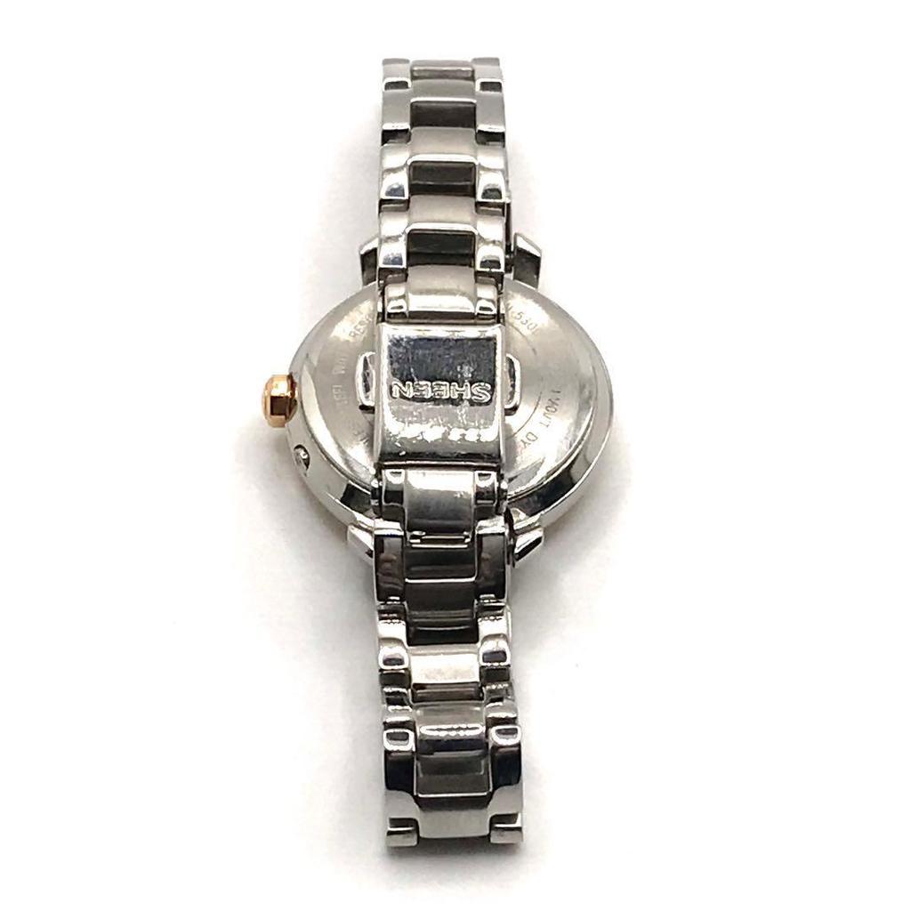 Used CASIO Casio SHEEN WAVE CEPTOR solar men's watch