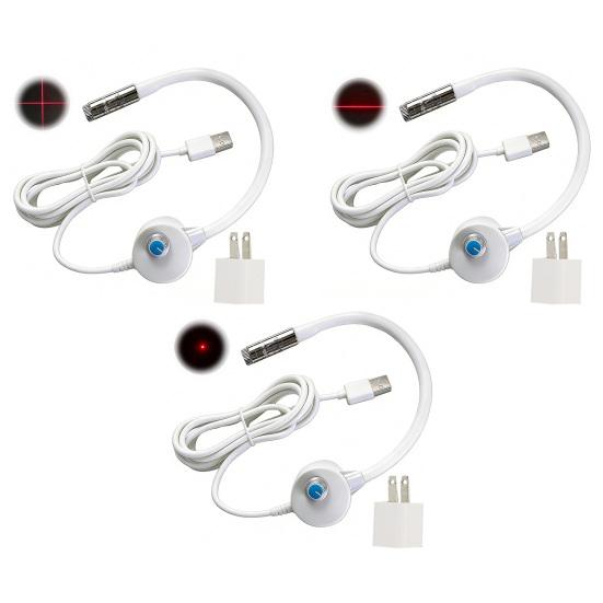 Magnetic Quilting Positioning Light for Sewing Machines Adjustable Dot Straight Line Crosshair Red Beam Stitch Guide Projection Quilting Light