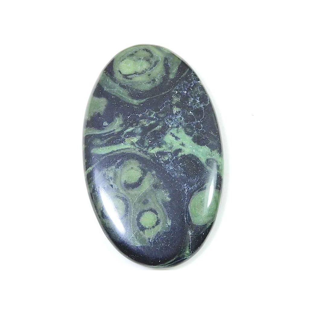 44Cts. AAA Star Galaxy Kambaba Jasper Oval Cabochon Loose Gemstone 26X45MM SK-2401
