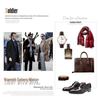 Men's Over-the-Knee Woolen Business Coat with Fleece Inner Layer, Autumn/Winter, Middle-Aged Style