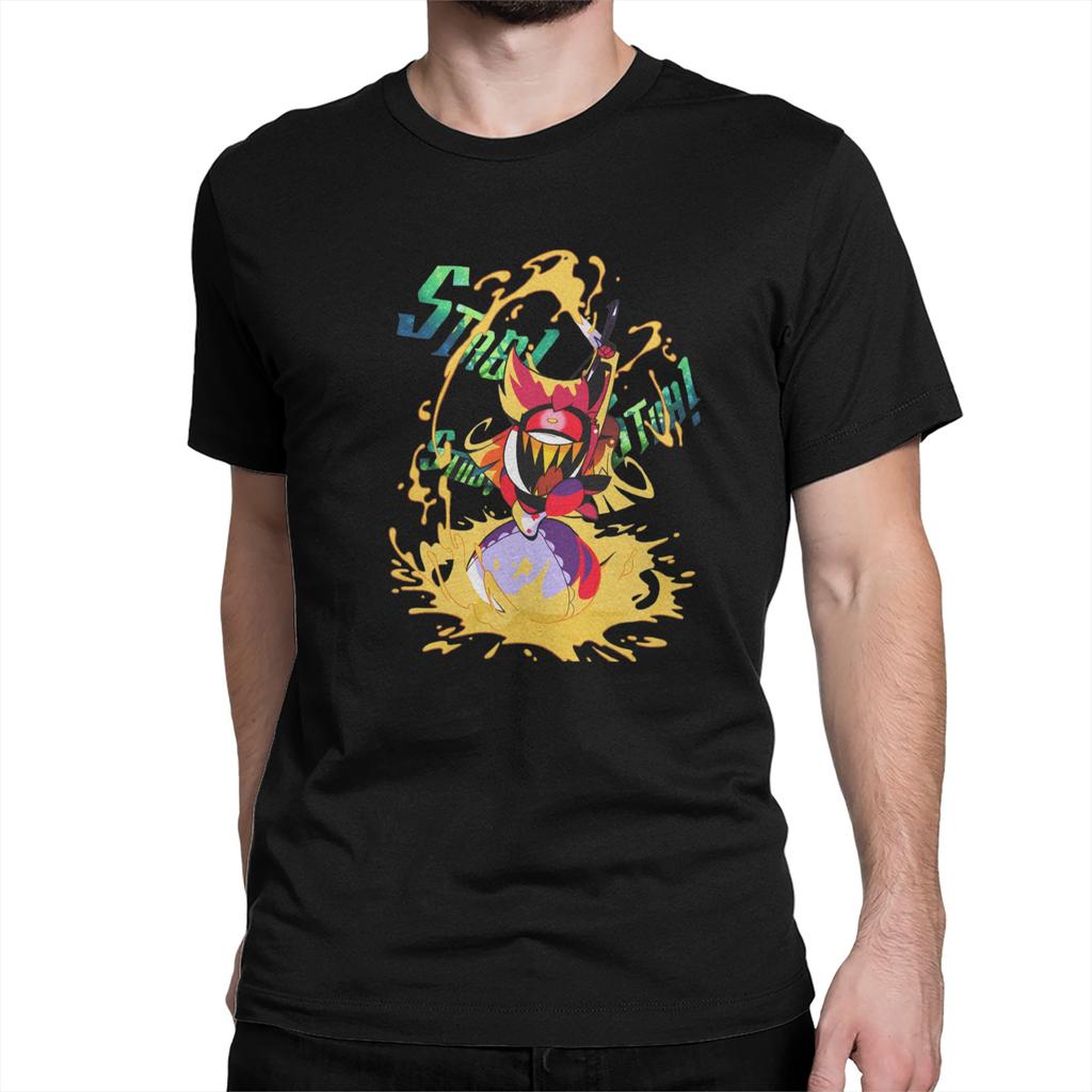 H-Hazbins H-Hotels T-Shirt Summer  Trendy Cool T Shirts Men 100 Cotton O Neck 4XL 5XL 6XL Tees Short-Sleeve Vintage Tshirt