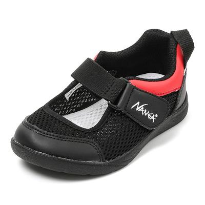 School Shoes for 3E [IFME] Kids, BLACK, 16.5 Cm,