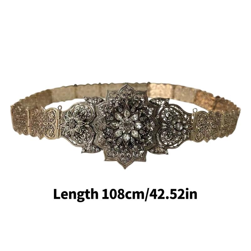 Aesthetic Caucasian Chain for Women Waist Chain Belly Chain Ethnic Waist Chain for Ballroom Dancewear Party