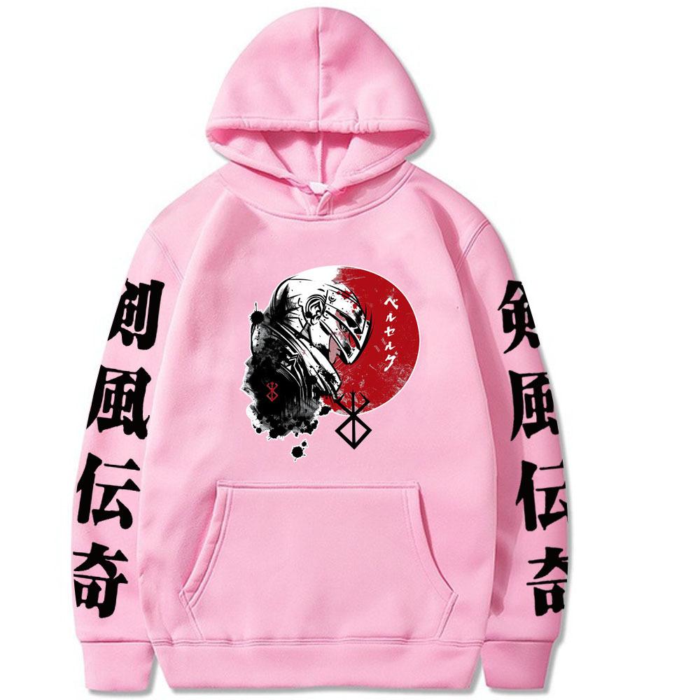 

Берсерк Мужские Модные Худи Мужские Женские Толстовки с Капюшоном Модные Повседневные Пуловеры Осень Мальчики Девочки Уличная Одежда Худи 3XL