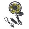 Ventilator USB cu 3 viteze pentru tetiera scaunului din spate al mașinii, ventilator de răcire cu aer pentru SUV, camion, auto