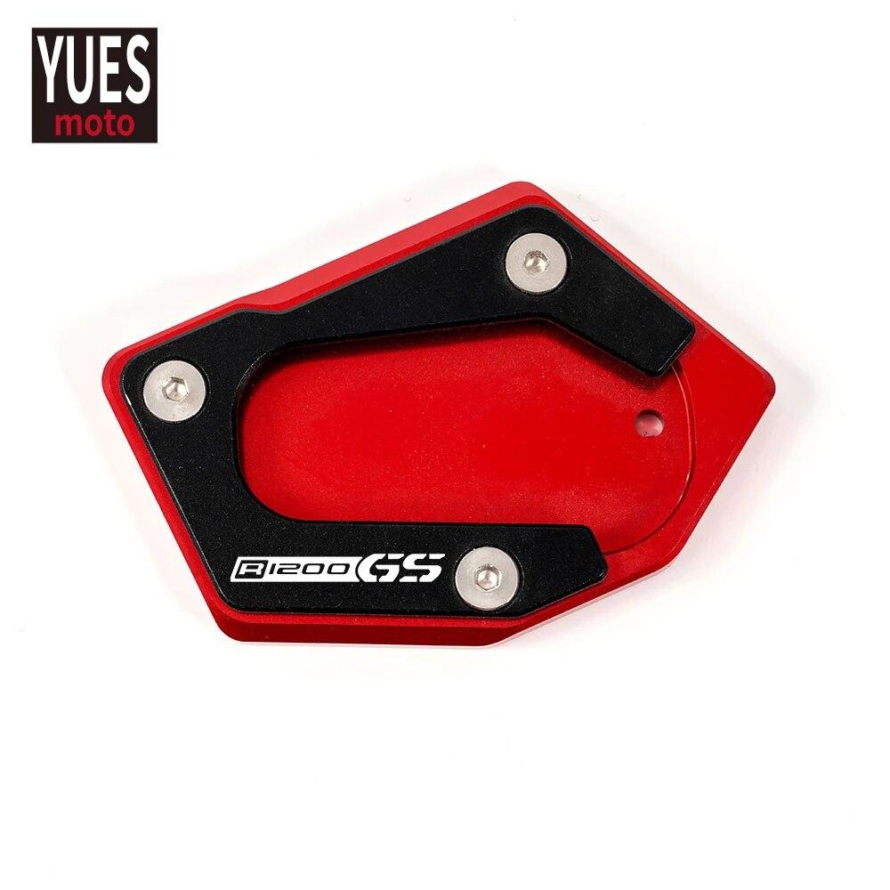 Motorcycle Accessories CNC Foot Side Stand Extension Pad Support Kickstand Plate Enlarge For BMW R1200GS LC R1200 GS Rallye