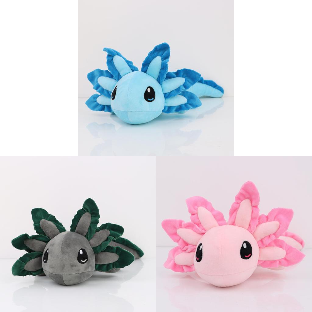 Axolotl Plush Dinosaur Toy For Kids Soft Water Crystal Fabric Gift For Children