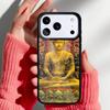 Buddha Statue Phone Case for iPhone 17 16 15 14 13 Pro Max Back Cover for 12 11 Pro Coque