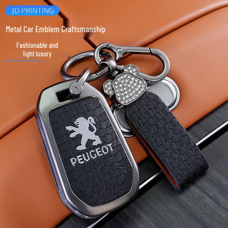 Stylové potahy klíčů kompatibilní s modely Dongfeng Peugeot 308/301/408/308s, 3008, 2008, 508 pro muže a ženy