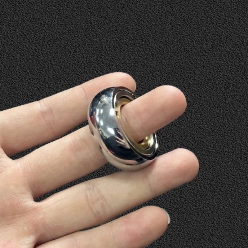 

Paragraph Ring Ratchet Wheel Magnetic Push Card Pushing Plate Mechanical Slider Edc Fidgeting Relieve Stress Ease Plaything Antistresse
