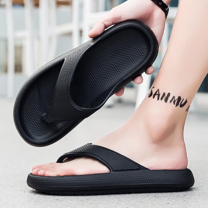 Fashion Arch Support Mens New Flat Flip Flops Summer Outdoor Comfort Soft Sole Beach Sandals Lady Flat Slippers Indoor Casual House Wome