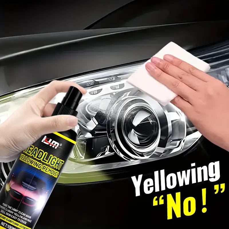 Headlight Repair Kit - Advanced repair fluid that can make the headlights clear and bright, prevent yellowing and oxidation,