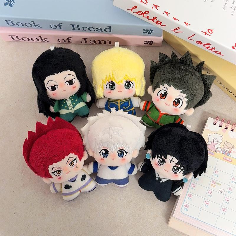10cm HUNTER×HUNTER Plüschtier Anhänger Hisoka Illumi Zoldyck Chrollo Lucilfer Stofftier Für Anime Fans