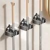 Suction Cup Bathroom Mop Hook Self-Adhesive Wall Storage Hook Suction Cup Mop Holder  Bathroom