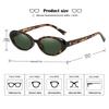 Retro Oval Sunglasses for Women Men 90s Vintage Small Oval Shades Fashion Trendy UV Protection