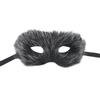 Plush Fox Cat Mask Trendy Animal Half Face Masks Costumes Prop for Halloween Christmas Masquerade Party Cosplay Props