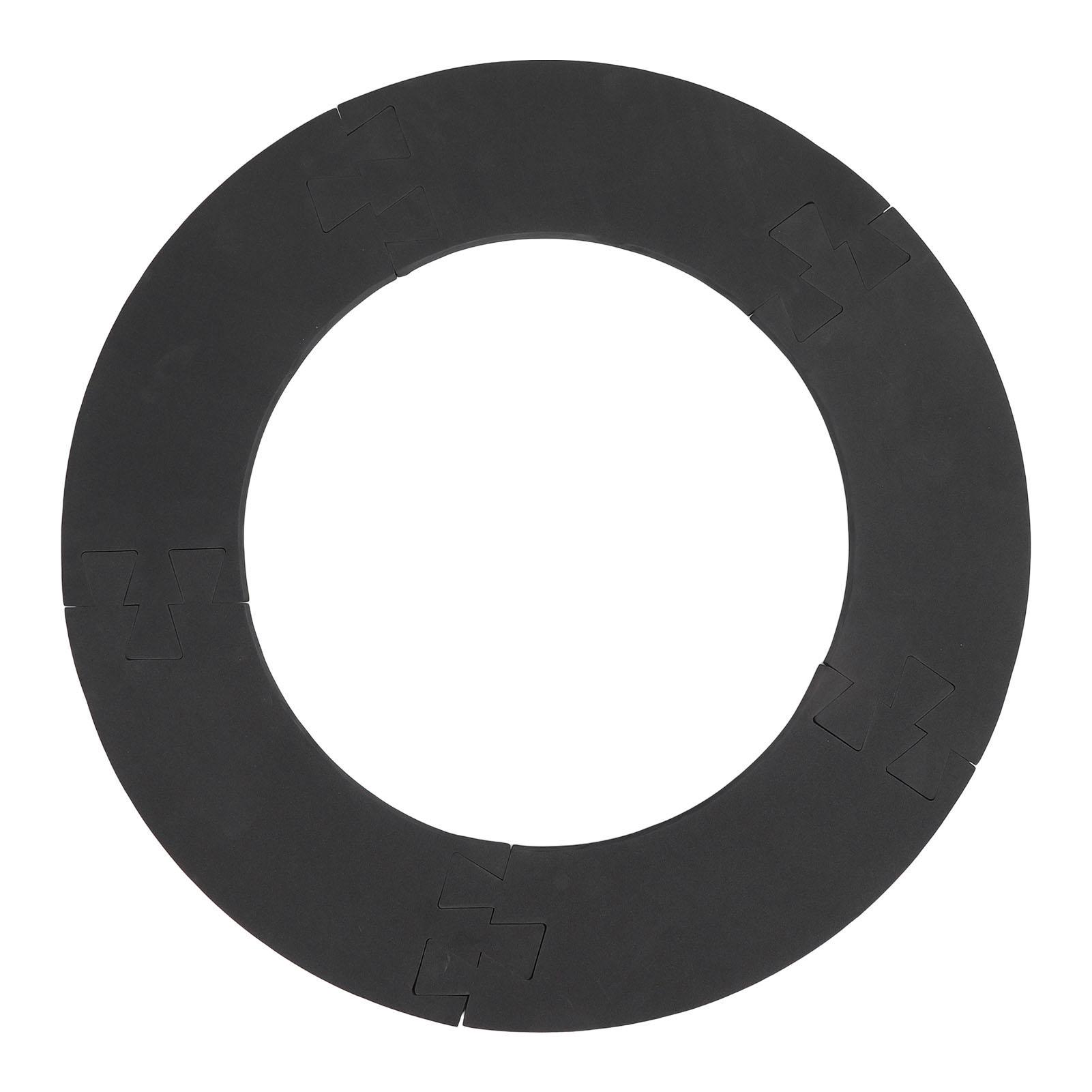 

5 шт. Защитное окружение для дартсборда, Легкая сборка, Черный ЕВА, Сращенный протектор стены для дартсборда для