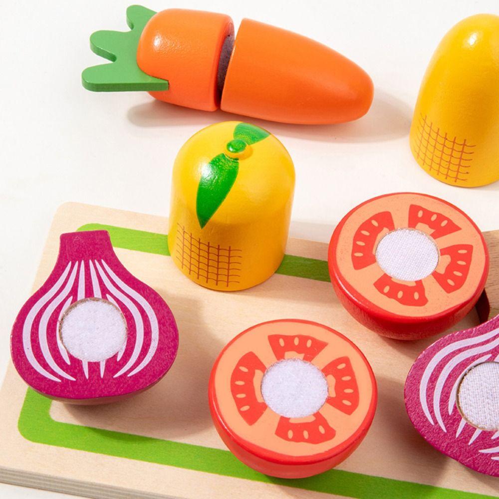 Funny Design Simulation Sushi Toy Sturdy Wooden Pretend Play Food Set Wooden Food Set  Pretend Play