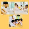 Cotton Childrens Lab Coat With Functional Pockets Science Role Play Costume Adjustable Design Multiple Color Option