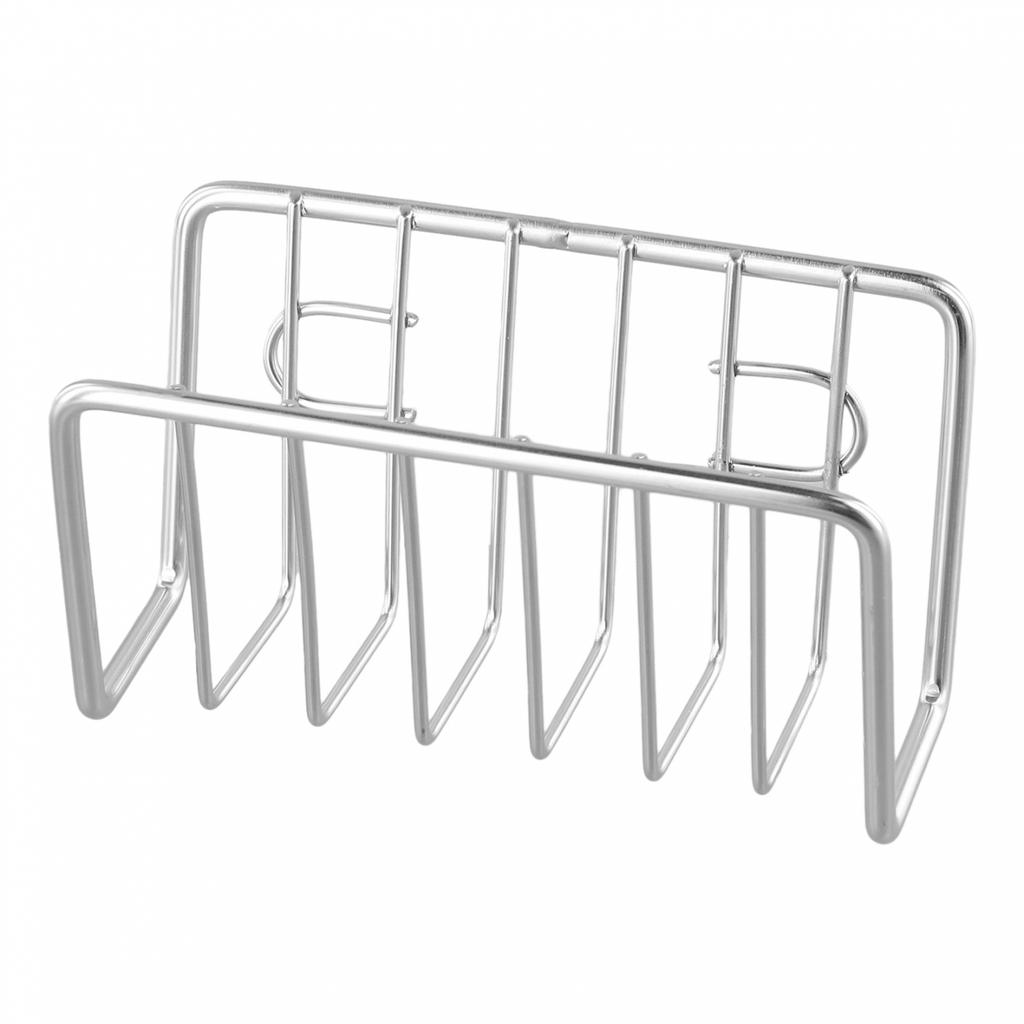 Soporte Metálico para Esponjas Soporte para Esponjas de Fregadero Hierro/Acero Inoxidable Resistente a la Corrosión