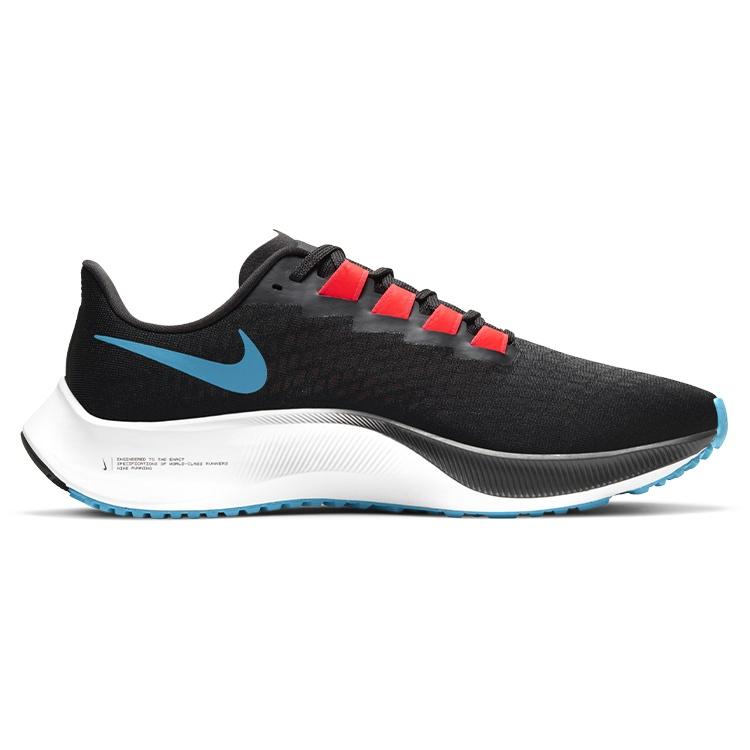 Nike Air Zoom Pegasus 37 'Off Noir Light Blue Fury ' Men's BQ9646-011