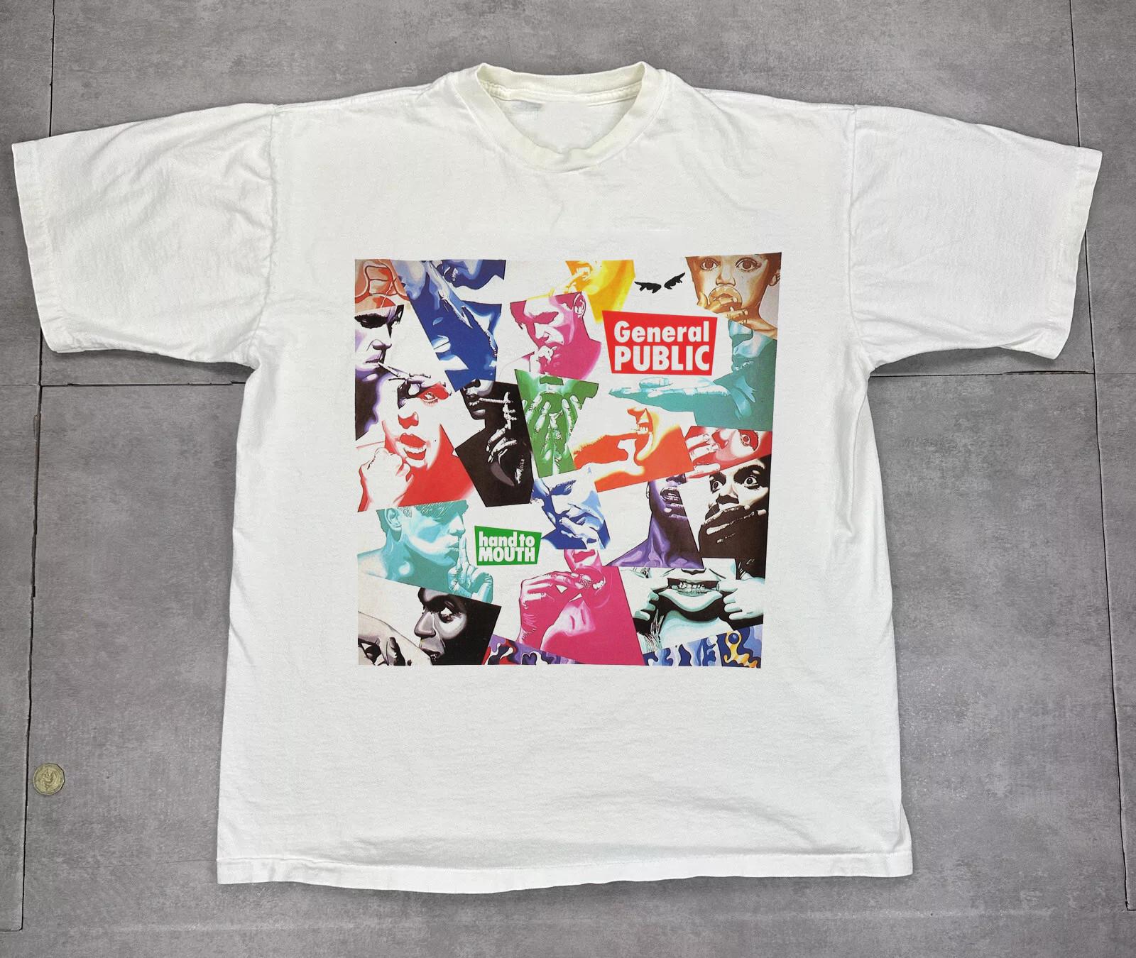 General Public Band Hand To Mouth Cotton T Shirt All sizes S-5XL M
