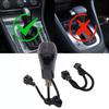 Electronic Red LED Light Gear Shift Shifter Lever Knob For Golf MK6 MK7 Passat