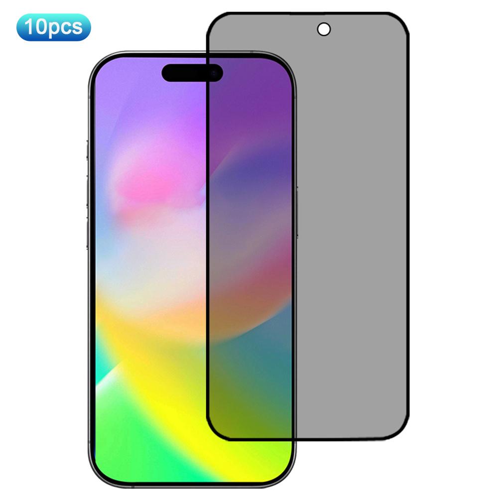 10Pcs/Pack For iPhone 17 Pro Max Screen Protector 28-Degree Anti Spy 2.5D Silk Printing Film