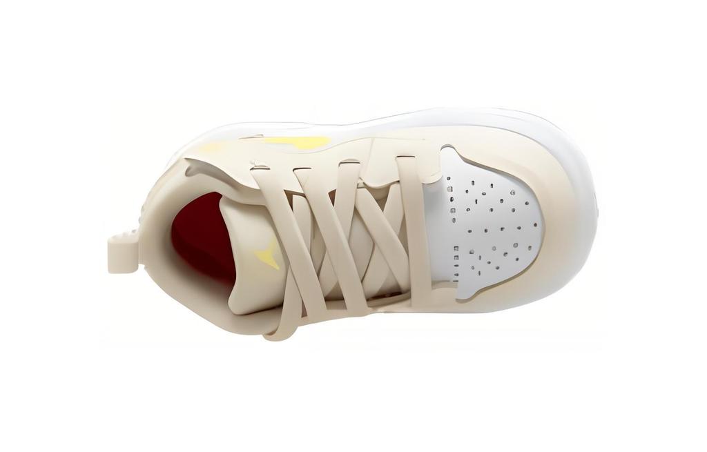 Jordan Air Jordan 1 Low Comfortable Slip Resistant Cushioning Low Top Toddler Shoes White Yellow Infant And Toddler FN7398-181
