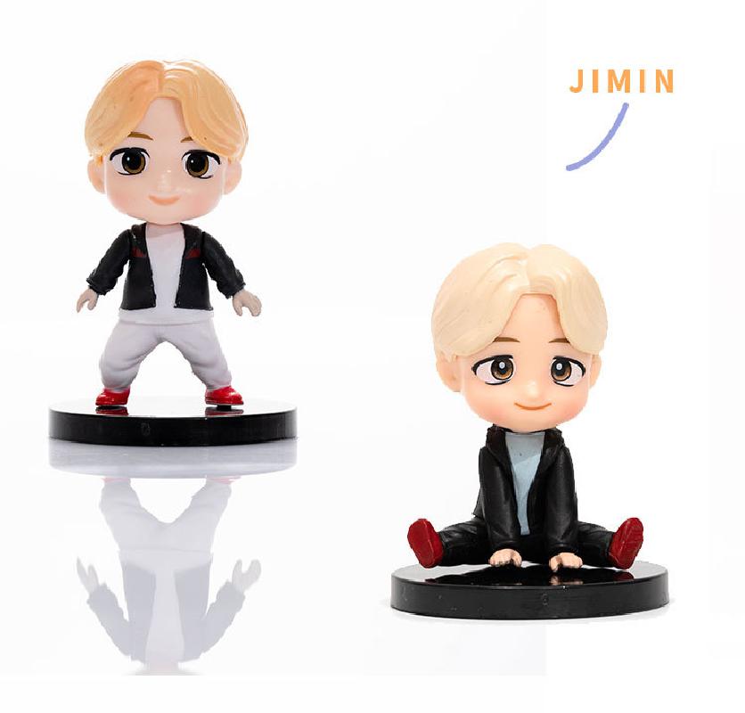 Buntan Boy 7 Pieces/Set Action Figure Doll Model Toy Rm Jin Suga Jhope Ji Min V Jungkook Star Idol Cute Gift