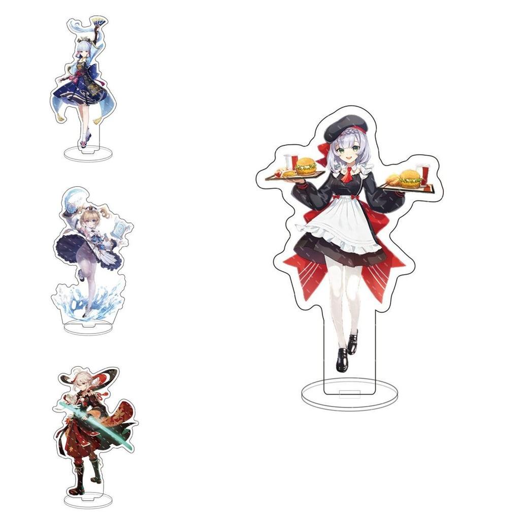 Genshin Impact Acrylic Stand Desktop Decor Perfect For Home And Party Decorations Featuring Kazuha Venti Klee Hutao Ganyu Paimon