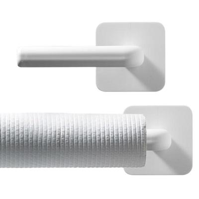 Wall Towel Hooks Wall Mounted Hand Towel Hanger No Drilling Toilet Paper Hanger Hardware For Closet Living Room Clothes Hats RV
