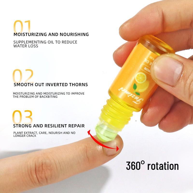 Cross-border Nail Nutrition Oil: Convenient Rollerball Design for Repairing Dry, Cracked Nails and Cuticles.