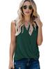 Women's Summer Vest, Back Strap New Solid V-Neck Cami Top for Women