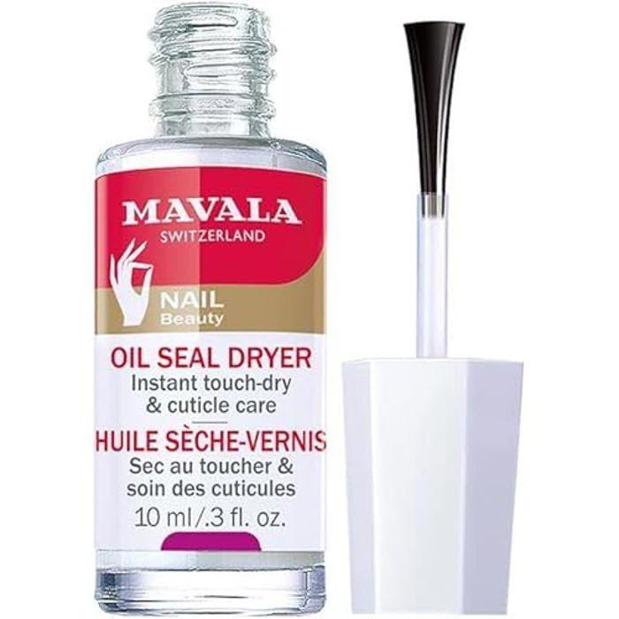 Mavala - Huile Sèche-Vernis - Accélérateur de Séchage - Rapide - Prend Soin des Cuticules - Idéal pour Peaux Sèches - Vertus