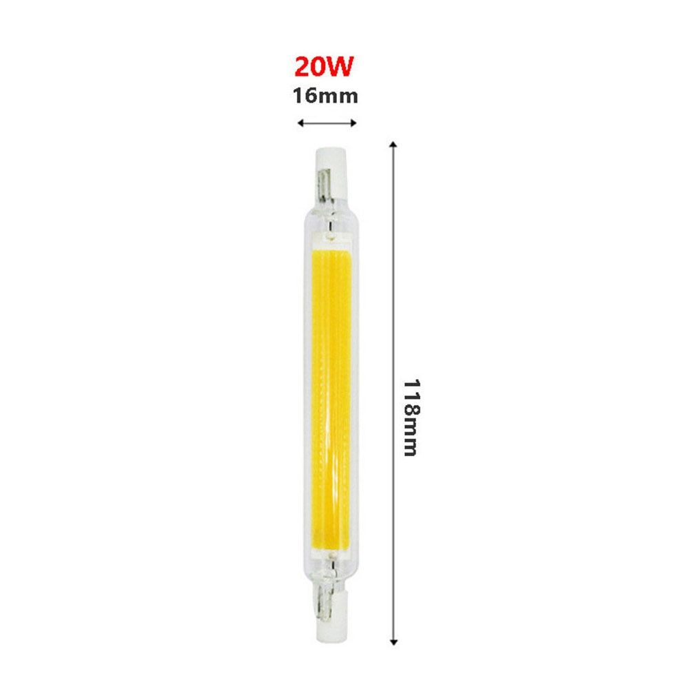 Dimmable R7S Lamp Tube Replace COB Tube Bulb Spotlight   Restaurant