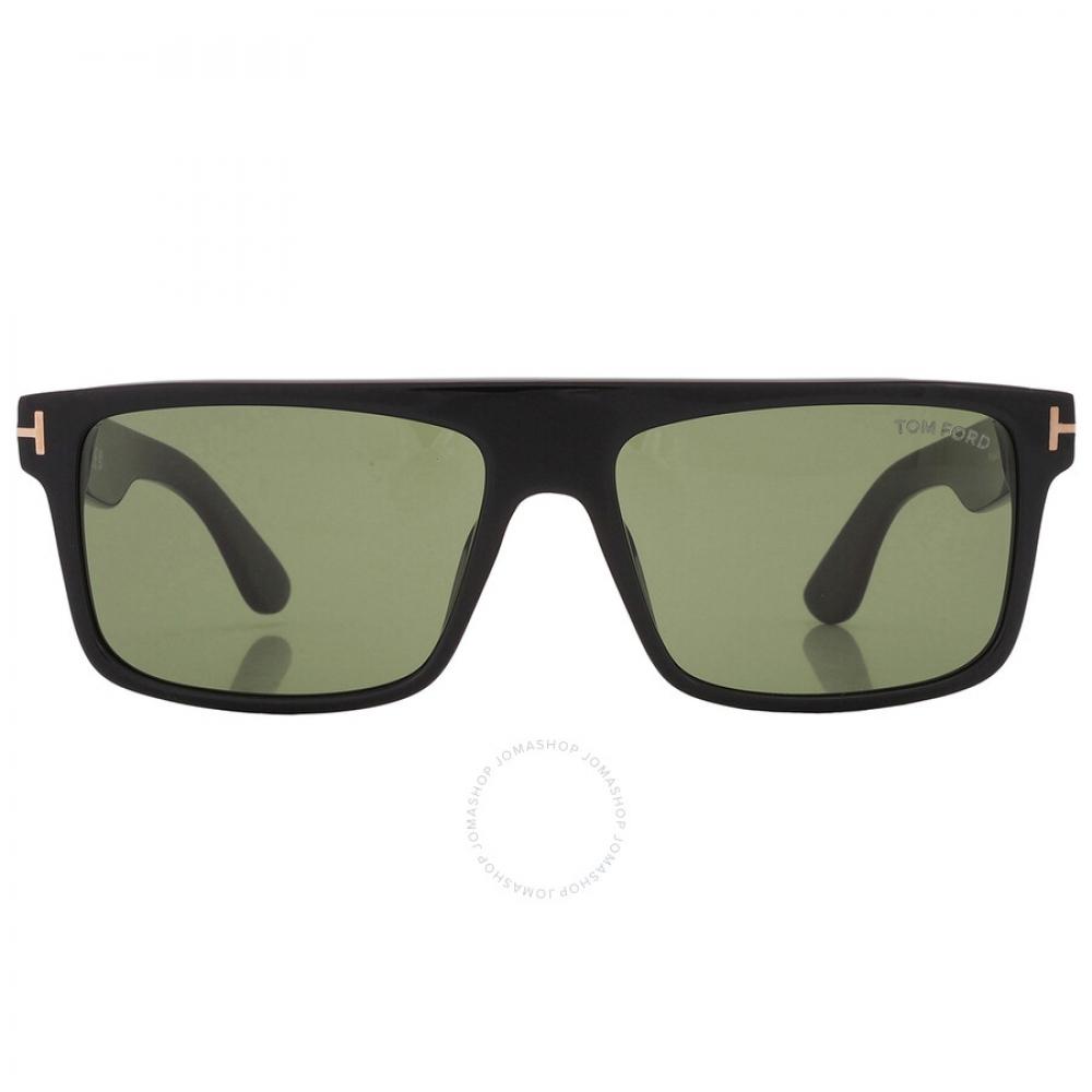 

Tom Ford Philippe Green Browline Men s Sunglasses FT0999 01N 58