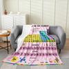 Feelyou Fried Chicken Nugget Plush Throw Blanket Twin x Kids Cute Dino Flannel Fleece Blanket for Boys Teens Dinosaur All Season