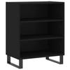 VidaXL Buffet noir 57x35x70 cm bois d’ingénierie 827141