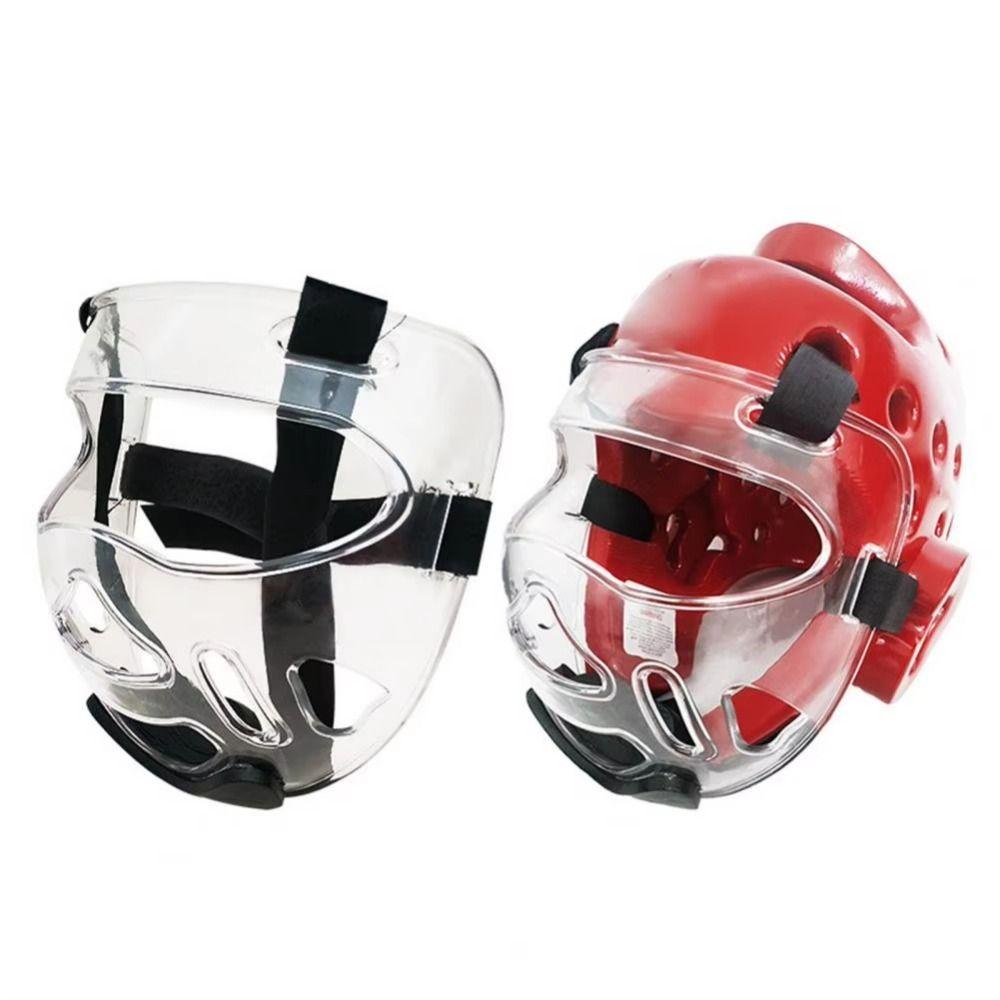Transparent Mask Taekwondo Face Shield Detachable Taekwondo Helmet Taekwondo Mask  Face Guard