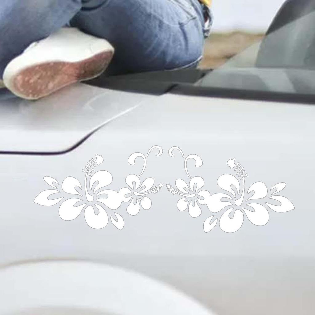 Flower Decal Car Body Sticker, Car Body Flower Decal, Vista Automotive Exterior Decor Sticker
