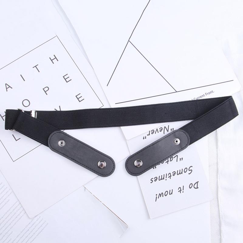 New Buckle-Free Elastic Invisible Belt For Jeans Belt Without Buckle Easy Belts Women Men Stretch No Hassle Belt