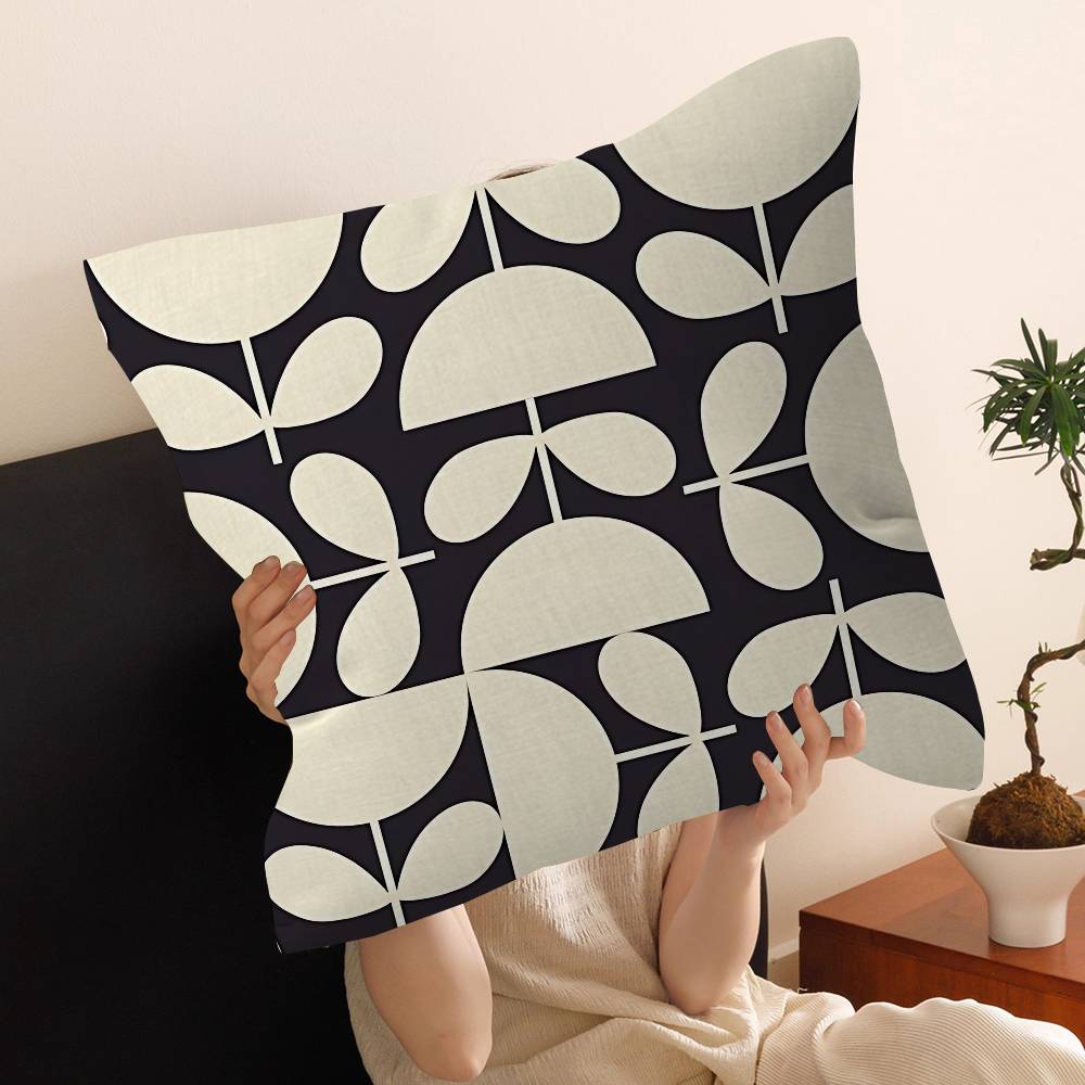 Orla Kiely Foglia Fiore Cuscino Copricuscino Federa Soggiorno Divano Arredamento Casa