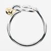 TIFFANY&Co. Love Knot Ring Silver925/K18 Yellow Gold #5.4(US Size) 3g Women Used