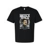 Nikola Tesla Graphic Unisex T Shirt Featuring Cartoon Portrait And Vintage Magaz