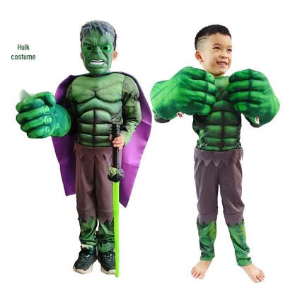 Hulk Muscle Costume for Kids & Adults - Halloween Cosplay Anime Role-Playing Outfit