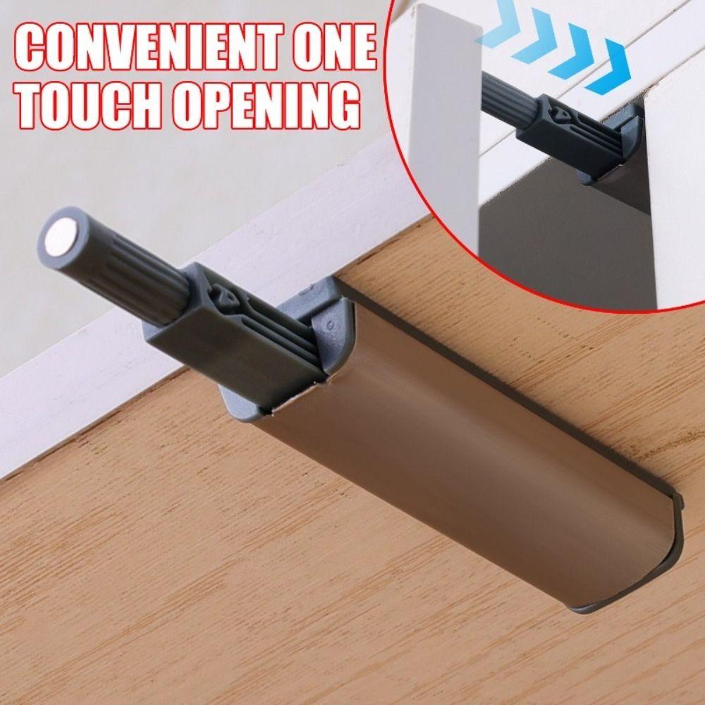 1/3Pcs Stainless Steel Drawer Cabinet Bouncer Anti-collision Touch Damper Quiet Furniture Closer